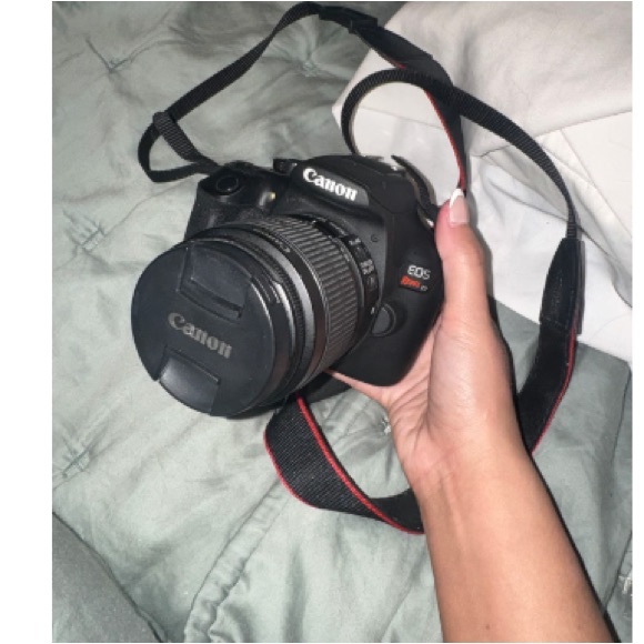 Canon EOS Rebel T6 Black with Red Accents